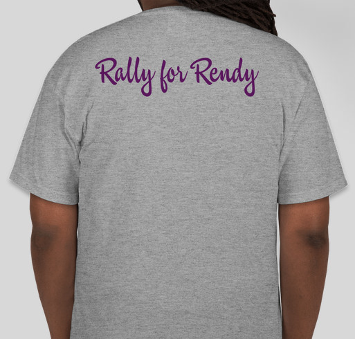 Rally for Rendy Fundraiser - unisex shirt design - back