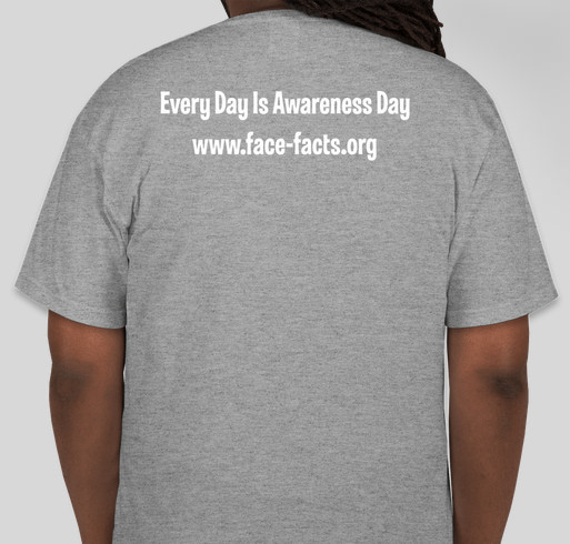 Emoji for Chronic Facial Pain Fundraiser - unisex shirt design - back