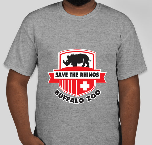 Buffalo Zoo's Save The Rhino Event Fundraiser - unisex shirt design - front