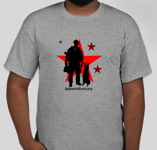 Spikes K9 Fund*** Fundraiser - unisex shirt design - front