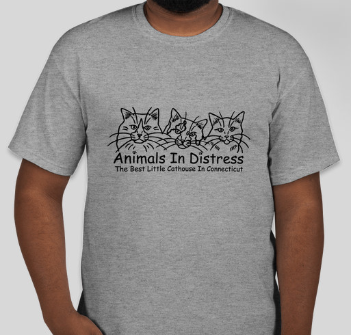 Animals In Distress Cats Fundraiser - unisex shirt design - front