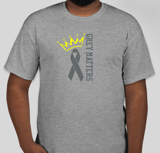 Go Gray in May 2014 Fundraiser - unisex shirt design - front