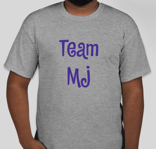 Team MJ Fundraiser - unisex shirt design - front