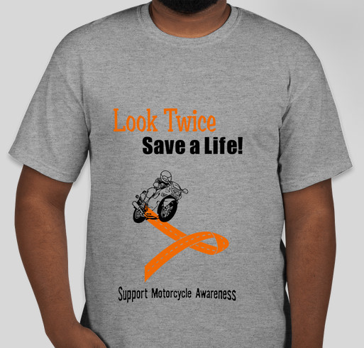 Motorcycle Awareness Month Fundraiser - unisex shirt design - front