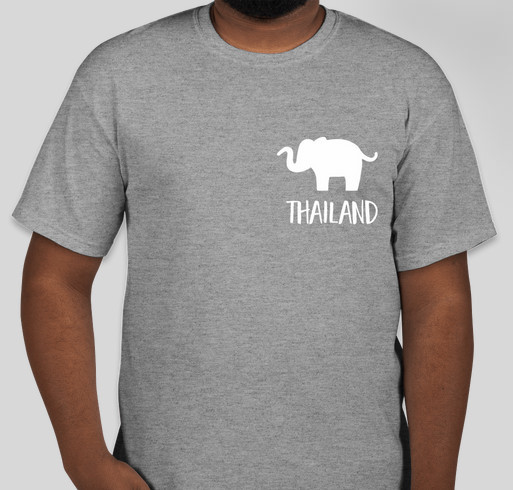 Teaching in Thailand Fundraiser - unisex shirt design - front