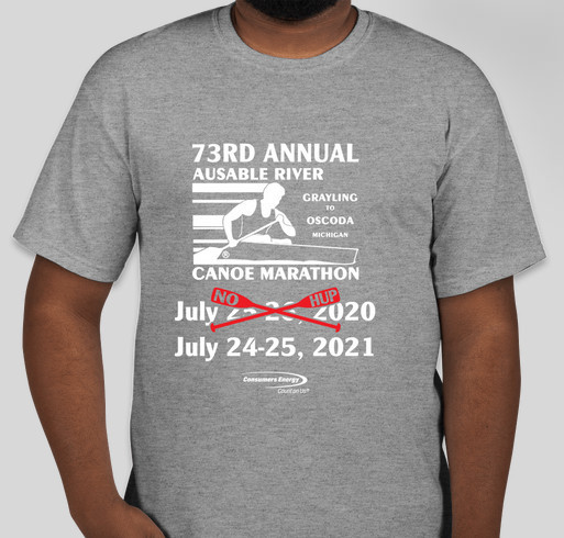 2020 AuSable River Canoe Marathon Fundraiser - unisex shirt design - front