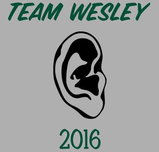Wesley's Ear Fund shirt design - zoomed