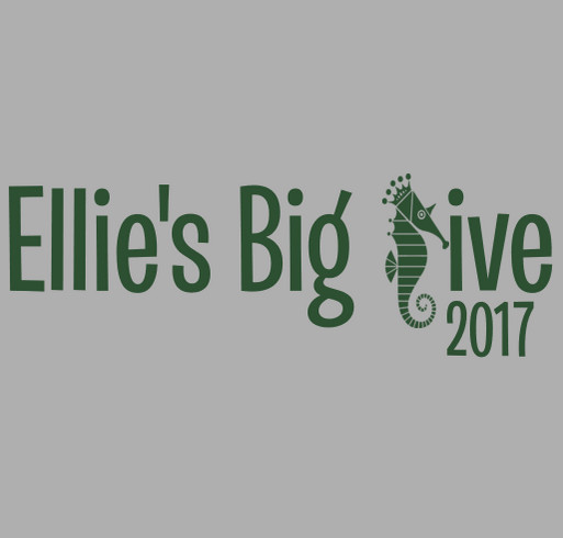 Ellie's Big Give 10 shirt design - zoomed