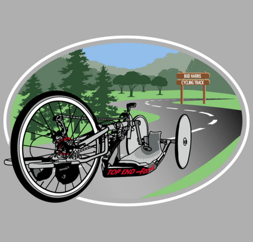 Attila's 24-hour Record-Breaking Handcycling Event! shirt design - zoomed