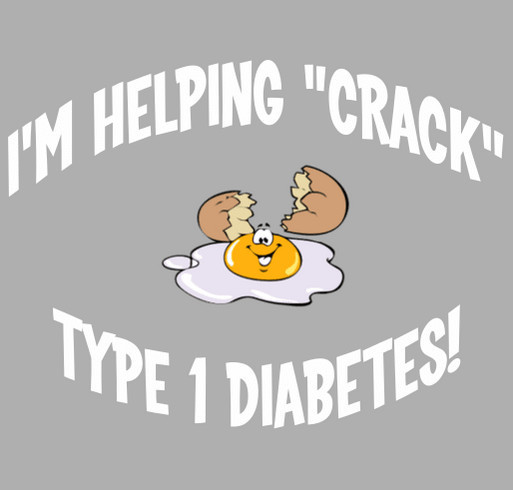 Cracking Diabetes! shirt design - zoomed