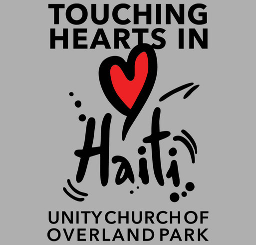 Unity Church of Overland Park, Touching Hearts in Haiti Campaign shirt design - zoomed