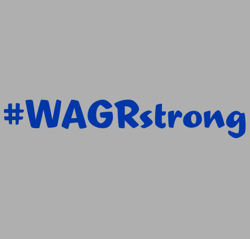 International WAGR Syndrome Association Fundraiser shirt design - zoomed