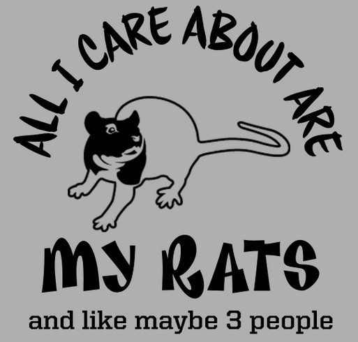 Care for Sick and Elderly Rats shirt design - zoomed