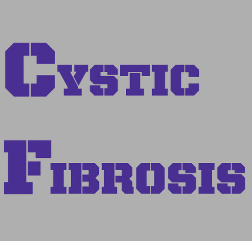 Cystic Fibrosis Walk shirt design - zoomed