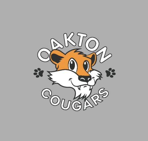 Oakton School Cougar Wear PTA Fundraiser shirt design - zoomed