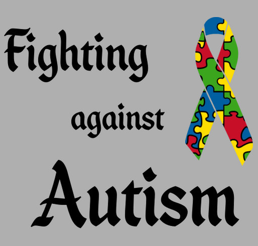 Raising Awareness for Autism shirt design - zoomed
