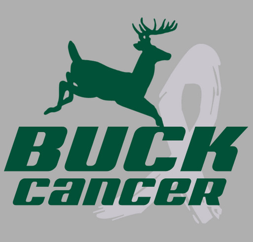 Buck Cancer shirt design - zoomed