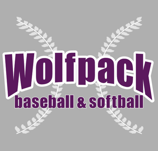 The Wolves Den :: Home of Wolfpack Baseball & Softball shirt design - zoomed