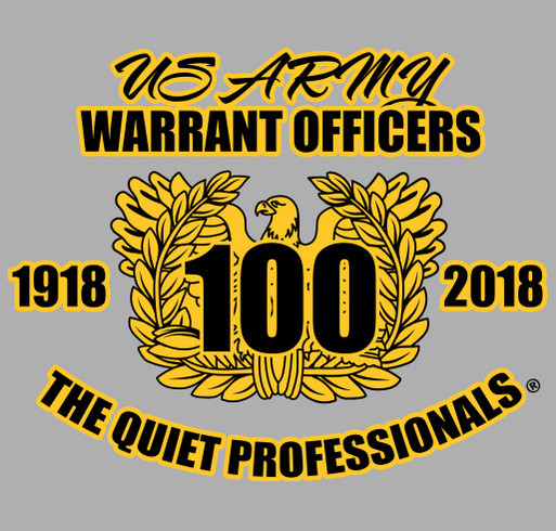 Army Warrant Officer 100th Anniversary T-Shirt shirt design - zoomed