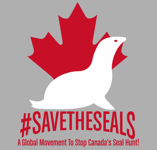 #SAVETHESEALS Global Movement Campaign shirt design - zoomed