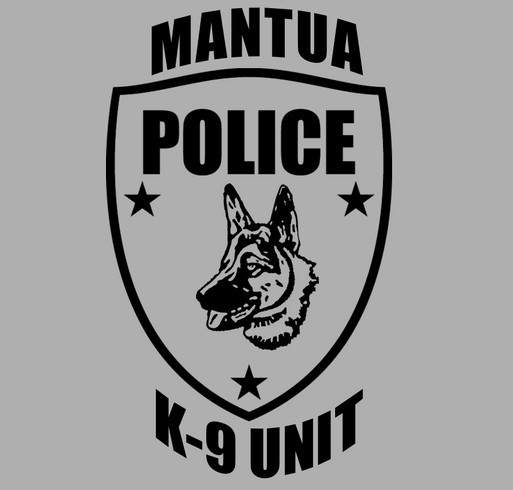 Mantua Police K9 Fund shirt design - zoomed