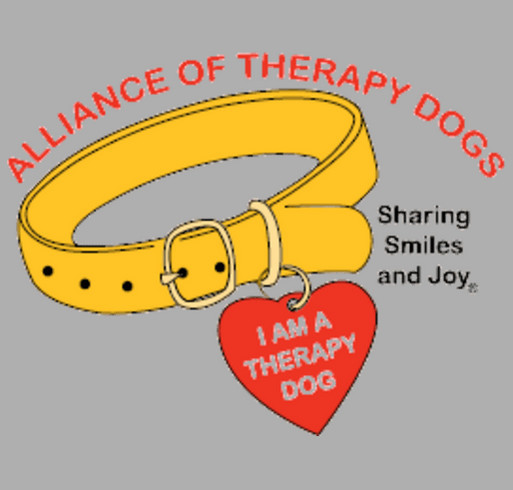Alliance of Therapy Dogs shirt design - zoomed