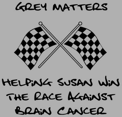 Susan Conner - Winning the Race Against Brain Cancer shirt design - zoomed