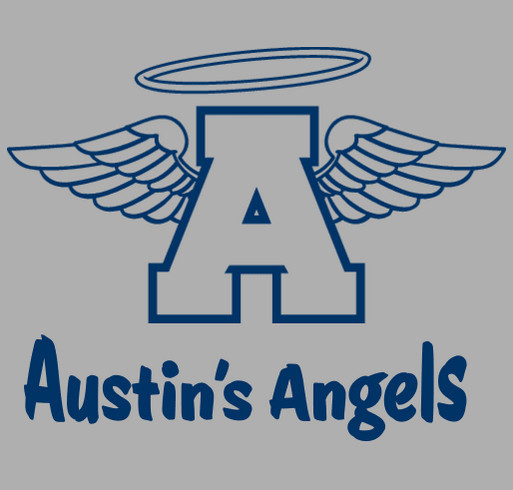 Austin's Angels shirt design - zoomed