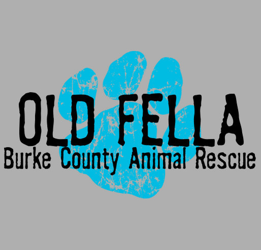 Old Fella Animal Rescue shirt design - zoomed