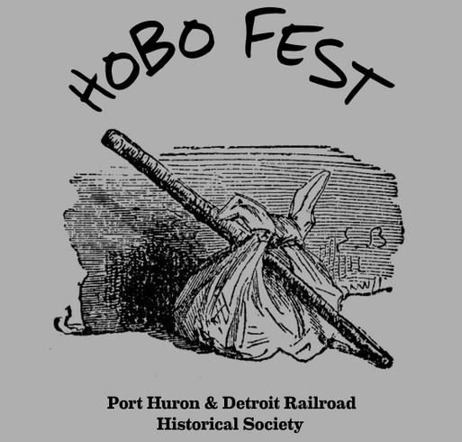 Hobo Fest at the Wye shirt design - zoomed