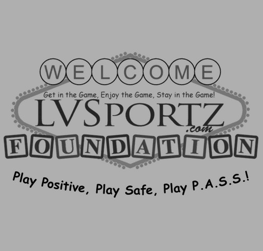 LV Sportz Foundation's Positive and Safe Sports Initiative shirt design - zoomed
