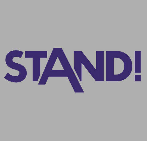 STAND! For Families Free of Violence shirt design - zoomed