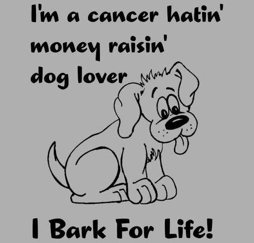 Bark For Life of Miami County shirt design - zoomed