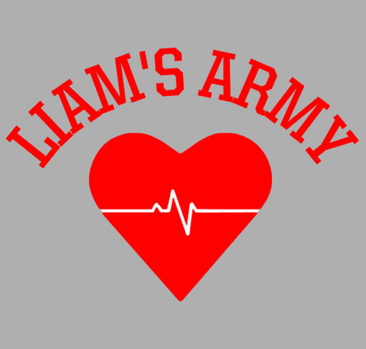 Liam's Army shirt design - zoomed