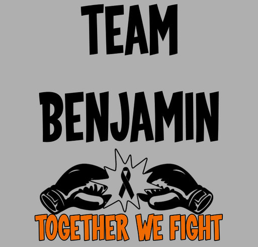 Supporting Ben's battle with Leukemia shirt design - zoomed