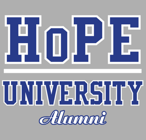 HoPE University shirt design - zoomed