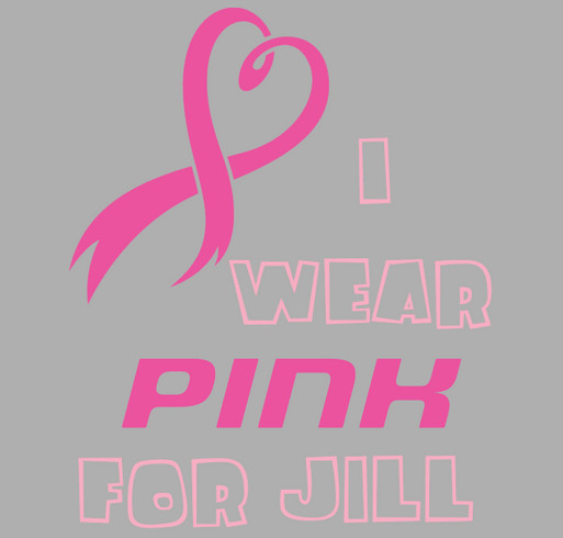 Jill's cancer fight shirt design - zoomed