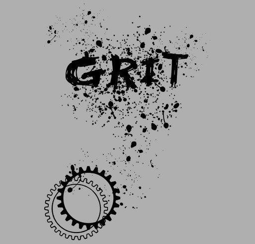 GRIT: Digging Deep & Cycling Through Cancer shirt design - zoomed