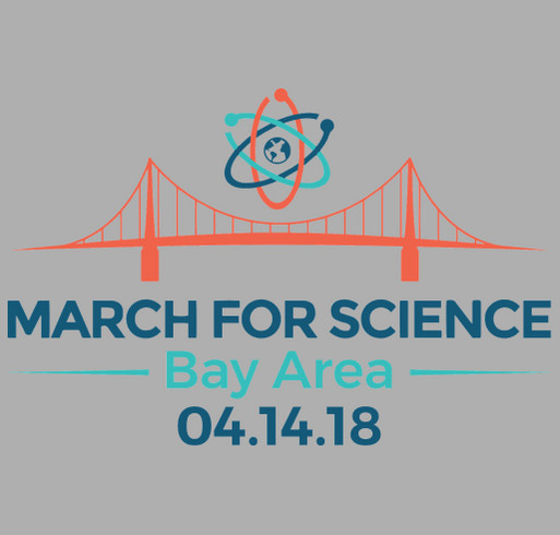 March for Science Bay Area 2018 shirt design - zoomed