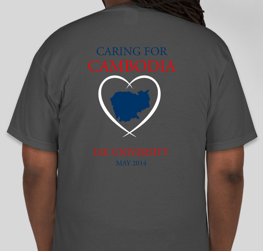 Lee University Cambodia Fundraiser Fundraiser - unisex shirt design - back