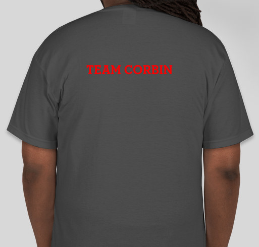Corbin's Fight For Life Fundraiser - unisex shirt design - back