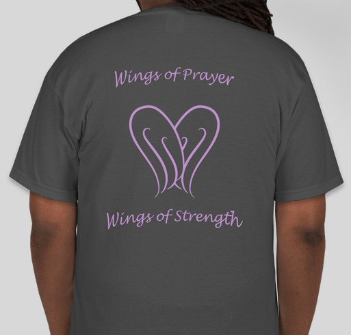 Angel's Wings - Team Angel Fundraiser - unisex shirt design - back