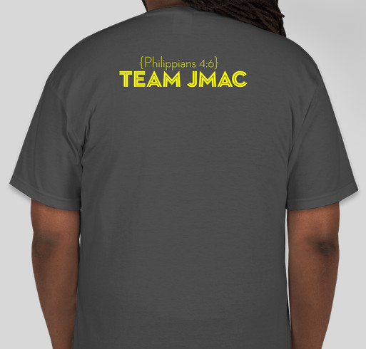 Team JMAC Fundraiser - unisex shirt design - back