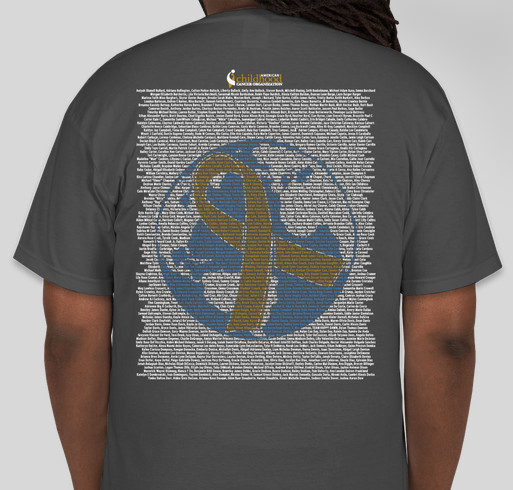 2017 ICCD Shirt Fundraiser - unisex shirt design - back