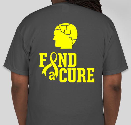 GO GRAY IN MAY FOR TEAM EASTON! Fundraiser - unisex shirt design - back