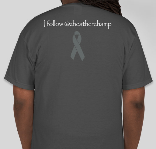 Heather's Rare Disease Medical Fund Fundraiser - unisex shirt design - back