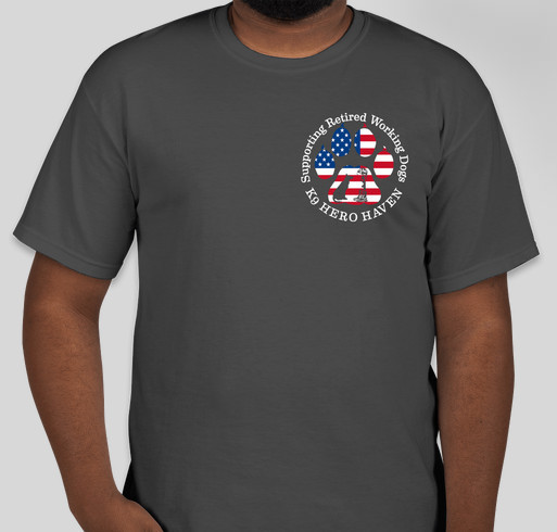 K9 Hero Haven - Supporting Our Four-Legged Heroes Fundraiser - unisex shirt design - front