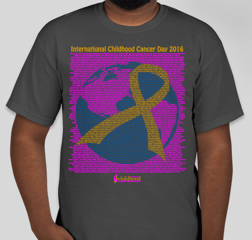 SHIRT 1: Last Names Aagaard - Gray Fundraiser - unisex shirt design - front