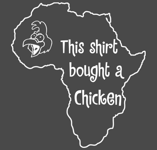 #ChickenChallenge shirt design - zoomed