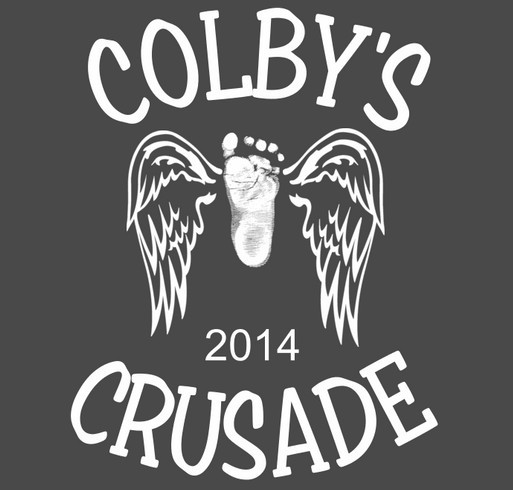 Colby's Crusade 2014 shirt design - zoomed